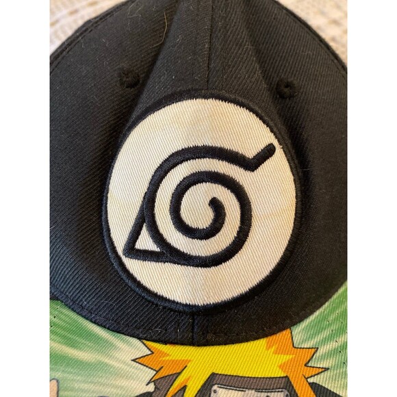 Vintage  Cap Y2K Naruto Shippuden Leaf Village Snapback 2007 Hat - Picture 5 of 11